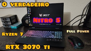 ADQUIRIR  ACER NITRO 5  2024 EQUIPADO RTX 3070ti RYZEN 7 6800H  UM GAMER QUE NAO DECEPCIONA