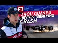 Zhou Guanyu Survives Terrifying Crash