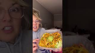 Maggie and me enjoying our Chilis food review \u0026 my rant 😂