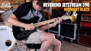 No Talking...Just Tones | Reverend Jetstream 390 - Midnight Black