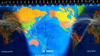 Geochron Digital 4k Shipping and Aircraft routes!