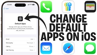 How To Change \u0026 Manage Default Apps on iPhone with iOS 18.2 - Mail, Browser, Messages, Wallet \u0026 More