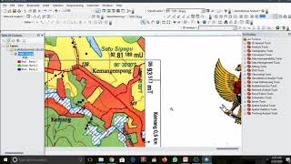 Georeferencing dan Digitasi Peta RBI di ArcGIS