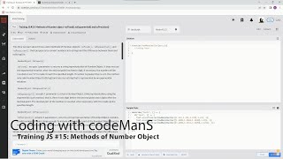 Codewars 8 kyu Training JS #15: Methods of Number Object JavaScript
