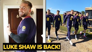 Luke Shaw was seen joining England team training ahead of EURO 2024 | Man Utd News