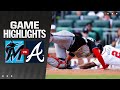 Marlins vs. Braves Game Highlights (8/4/24) | MLB Highlights