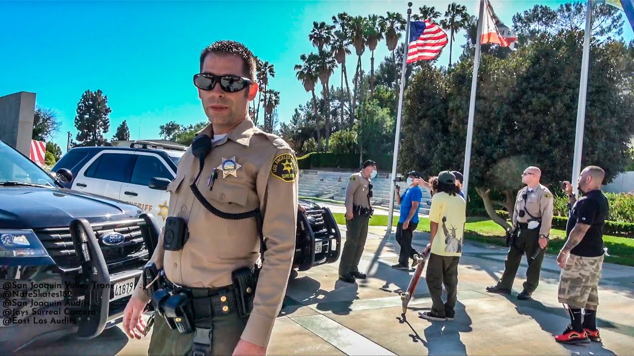 LASD Deputies Do The Drive Of Shame And Wave Like Ballerinas - YouTube