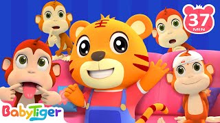 Five Little Monkeys🐒🐒🐒🐒🐒 | + More Kids Songs🎶 | Nursery Rhymes | Kids Video - BabyTiger