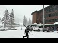 more than a foot of snow falls on tahoe ski resort in 24 hours