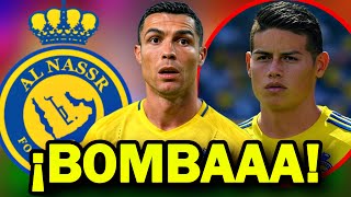 💣¡CONFIRMADO! CRISTIANO RONALDO PODRIA JUGAR CON JAMES RODRIGUEZ SI AL NASSR SE DESHACE DE TALISCA