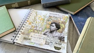 Books Books Books - Square Art Journal flip through