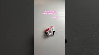 Hello kitty kandi tutorial!! ❤️ #kandi #kandibeads #kandikid #hellokitty #tutorial #scene