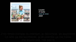 Louane À l'autre PAROLES/LYRICS (100% VÉRIFIÉES) HQ