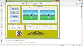 Video Steganography Using Matlab Code