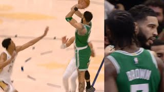 Jayson Tatum hits INSANE game winner vs Pelicans with 0.2secs left 😱