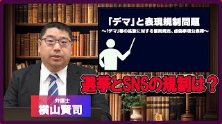 「デマ」と表現規制問題～選挙とSNSの規制は？弁護士横山賢司　【救国シンクタンク研究員所見】