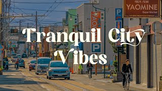 Tranquil City Vibes 🚲 Japanese Lofi for Study and Relaxation