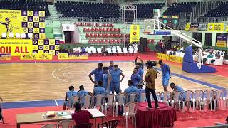 71st Senior National! Haryana vs West Bengal Men Basketball Match