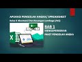 BAB 1 | MENGOPERASIKAN PAKET PENGOLAH ANGKA/ SPREADSHEET | X AKL