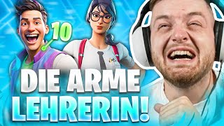 😨😂10 Jährige NEHMEN LEHRERIN komplett HOPS! - Fortnite Random Squads mal wieder LEGENDÄR!