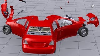 Car Destruction Simulation Dev Reel #2 (BCB, Fracture Modifier)