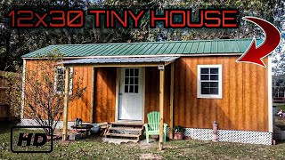 Derksen 12x30 Side Utility (@trellportablebuildings) Tiny House in Baton Rouge Louisiana