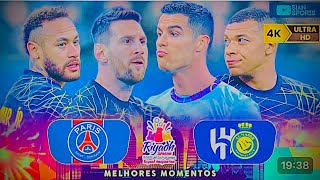 THE WORLD STOPPED TO WATCH C.RONALDO, MESSI, NEYMAR AND MBAPPÉ IN THE LAST MEETING OF THE LEGENDS!