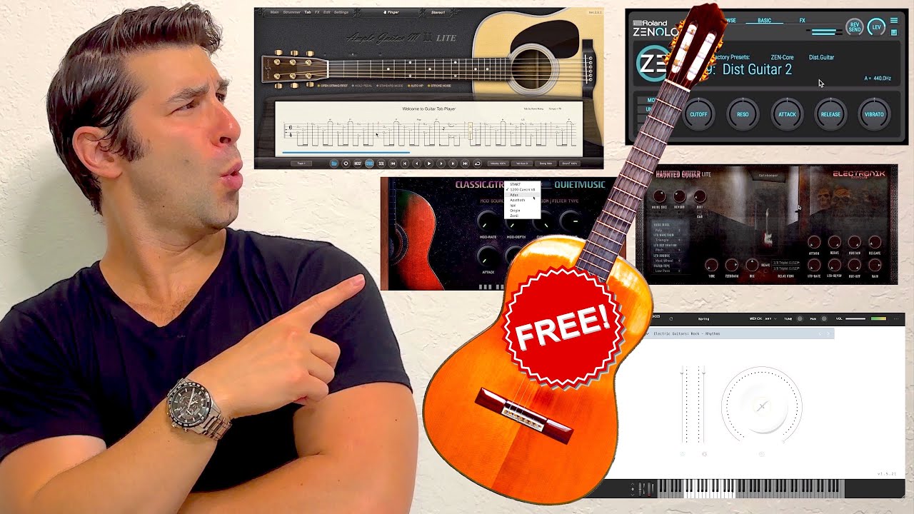 The 5 BEST FREE Guitar VST Plugins 🎸🎸🎸 - YouTube