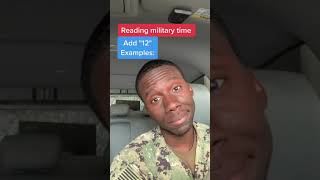 How to read military time! #shorts #usn