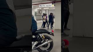 Continental GT 650 exhaust sound reaction 😂|Loud Exhaust| #shorts #bike #continentalgt650 #reaction