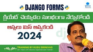 Learn How to Create Django Forms Using Pycharm || Django Telugu Tutorials || Python Telugu