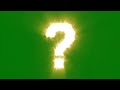 Realistic Question Mark Green Screen Overlay for Engaging Explainer Videos