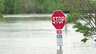 05-21-2020 Henry/Sparland, IL Major River Flooding Impacts Homes and Roads