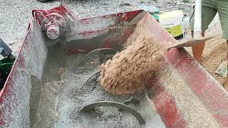 Impastatrice per cemento homemade. Beton mixer bucket