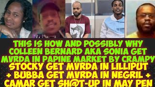 This Is Possibly Why Crampy MvRDA Colleen Bernard aka Sonia In Papine Market/Stocky & Bubba MvRDA