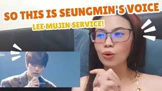 STRAY KIDS SEUNGMIN On Lee Mujin Service [REACTION]