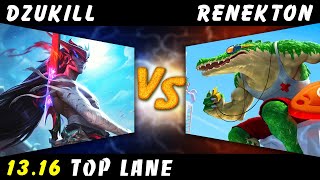 Dzukill - Yone vs Renekton TOP Patch 13.16 - Yone Gameplay