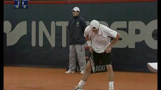 Federer Hewitt Hamburg 2004 semi-final 1st set