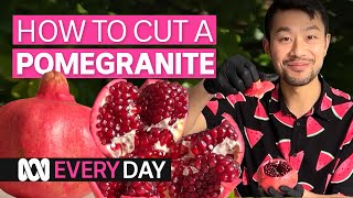 How to choose and cut pomegranates | Everyday | ABC Australia
