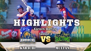 Karachi Kings VS Multan Sultans | Karachi Kings Batting Highlights | HBL PSL