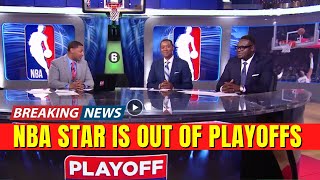 💥 DEVASTATING NEWS FOR NBA FANS! STAR PLAYER OUT FOR REST OF PLAYOFFS! NBA NEWS TODAY