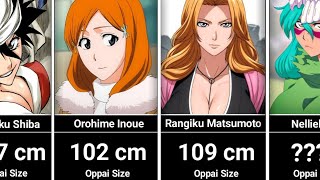 Bleach Girls With The Biggest Oppai Size