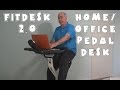 FitDesk 2.0 Review- Pedal Desk | EpicReviewGuys 4k CC