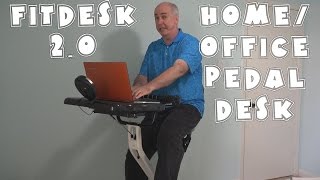 FitDesk 2.0 Review- Pedal Desk | EpicReviewGuys 4k CC