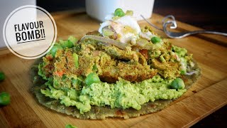 Green Chickpea Recipe | Curried Green Chickpea Hummus