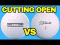 Titleist AVX Cut Open vs PRO V1x Golf Ball! (What’s Inside?)