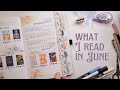 Everything I Read in June 📚 + July Reading Journal Tracking Spread Ideas