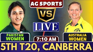 Live : Pakistan Women vs Australia Women 3RD T20I Live  AUS vs PAKW T20 Live Commentary