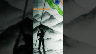 Bande Mataram || Jai Hind || Drawing of India Flag with Indian Army||