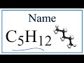 How to Write the Name for C5H12